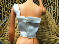 barbie pak white satin top bk
